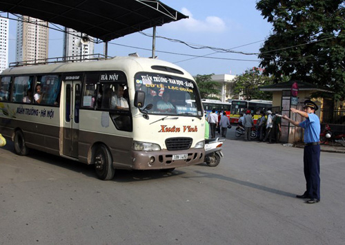 Lập lại trật tự tại các bến xe